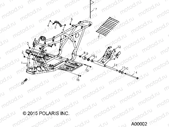 CHASSIS | CHASSIS, FRAME - A18YAF11B5/N5 (A00002)