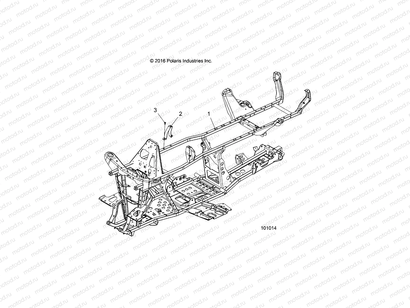 CHASSIS | CHASSIS, FRAME -A19SDS57P5 (101014)