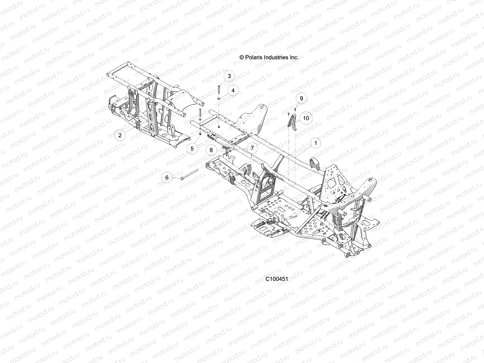CHASSIS | CHASSIS, FRAME - A20S6E57F1/FL (C100451)