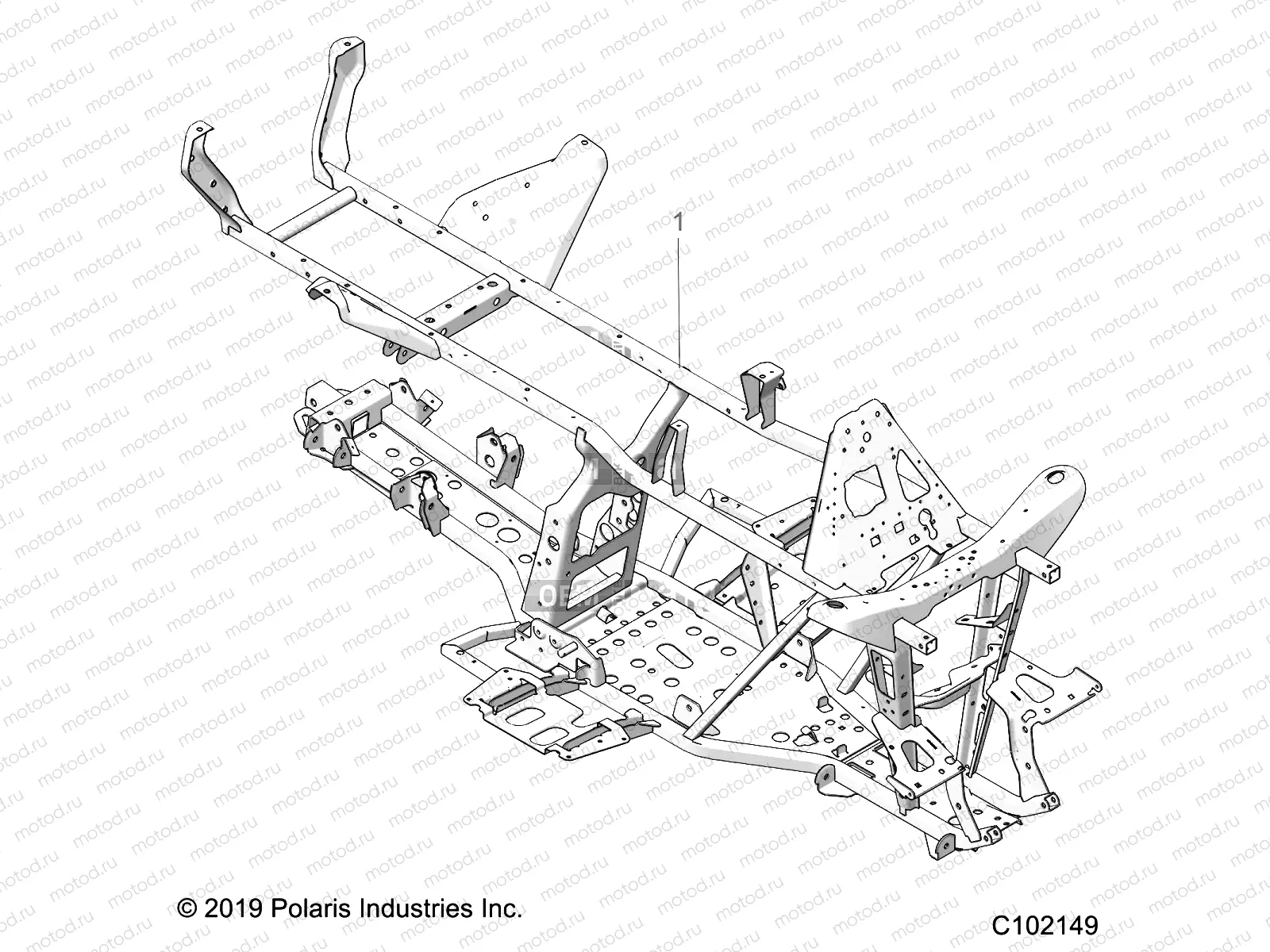 CHASSIS | CHASSIS, FRAME - A20SEE57K1 (C102149)