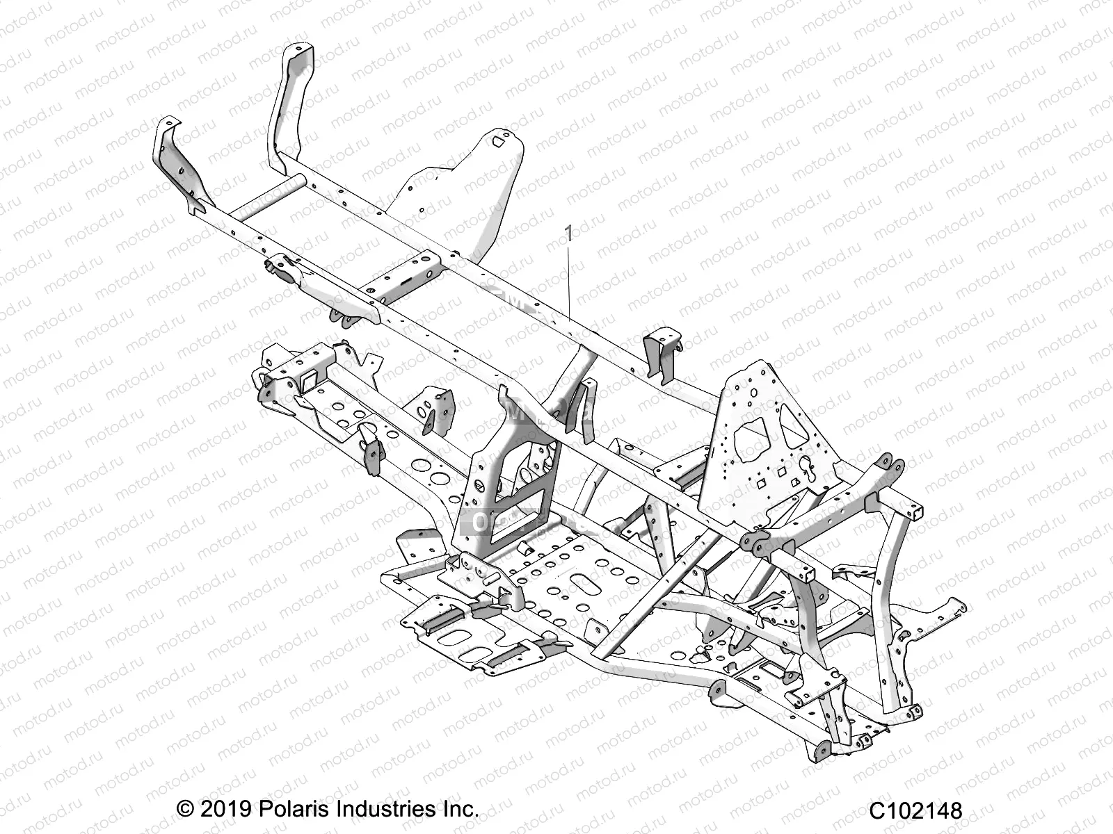 CHASSIS | CHASSIS, FRAME - A20SHD57A9 (C102148)
