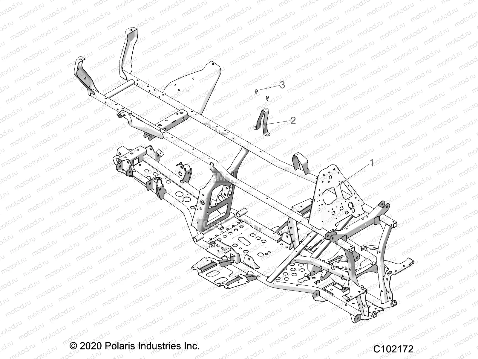 CHASSIS | CHASSIS, FRAME - A20SJS57CH (C102172)