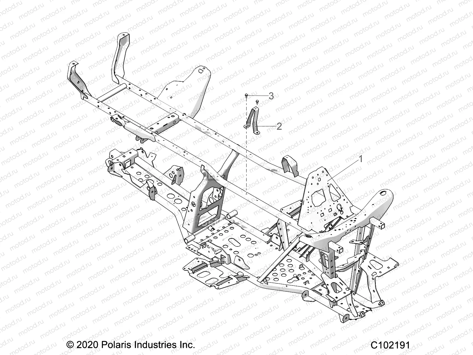 CHASSIS | CHASSIS, FRAME - A21SDE57A4 (C102191)