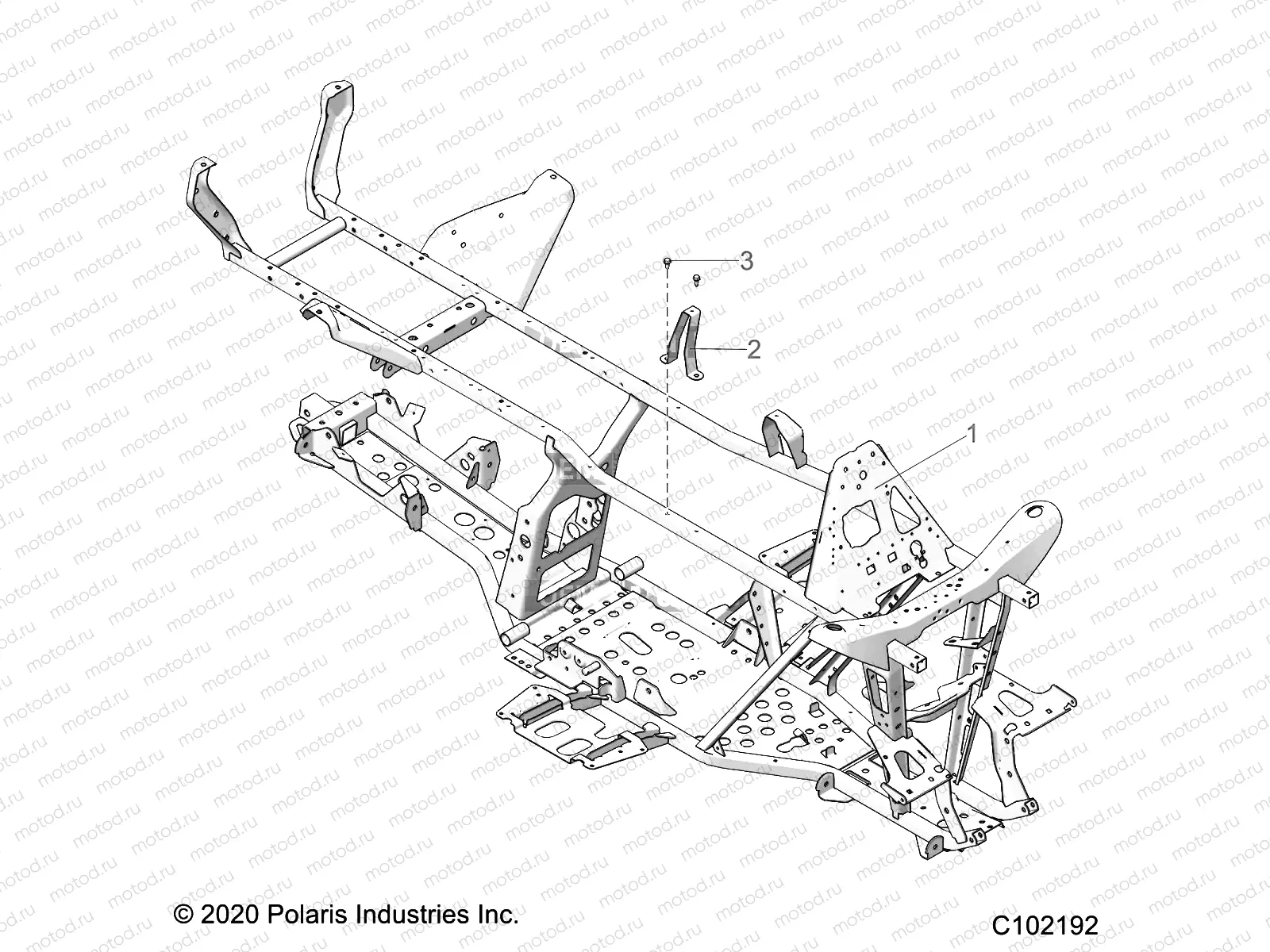 CHASSIS | CHASSIS, FRAME - A21SDE57B4 (C102192)