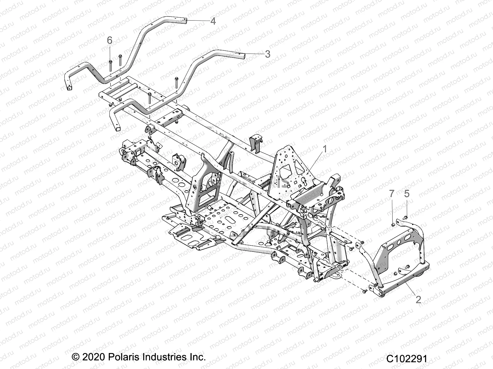 CHASSIS | CHASSIS, FRAME - A21SHE57FM/S57FM/CM/CU (C102291)