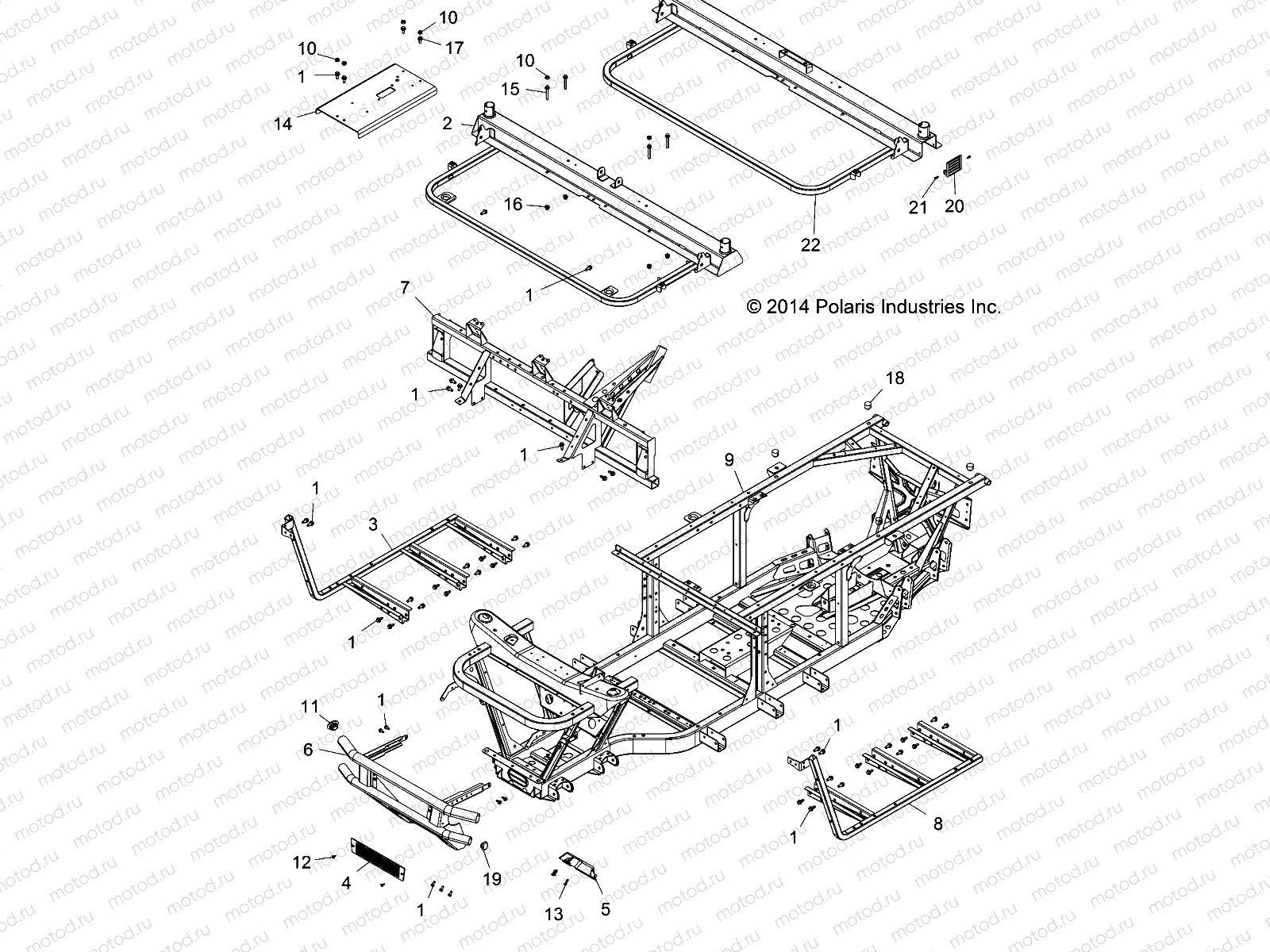 CHASSIS | CHASSIS, FRAME and FRONT BUMPER - L15U2NAEFA/EMA/FLA (49LEVBUMPER15EM)