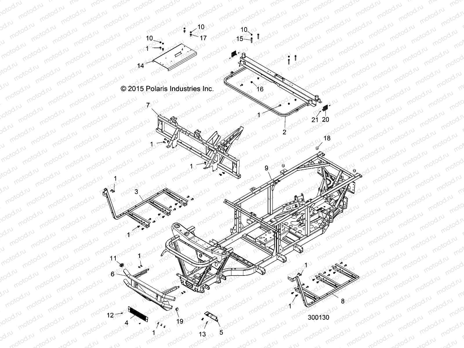 CHASSIS | CHASSIS, FRAME and FRONT BUMPER - L16U2NAEFA/EMA/FLA (300130)