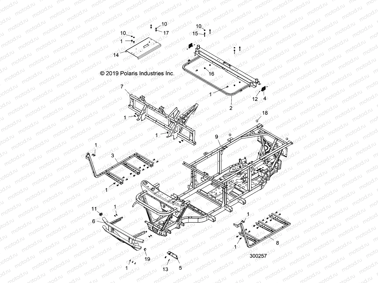 CHASSIS | CHASSIS, FRAME and FRONT BUMPER - L19U2NAFLA (300257)