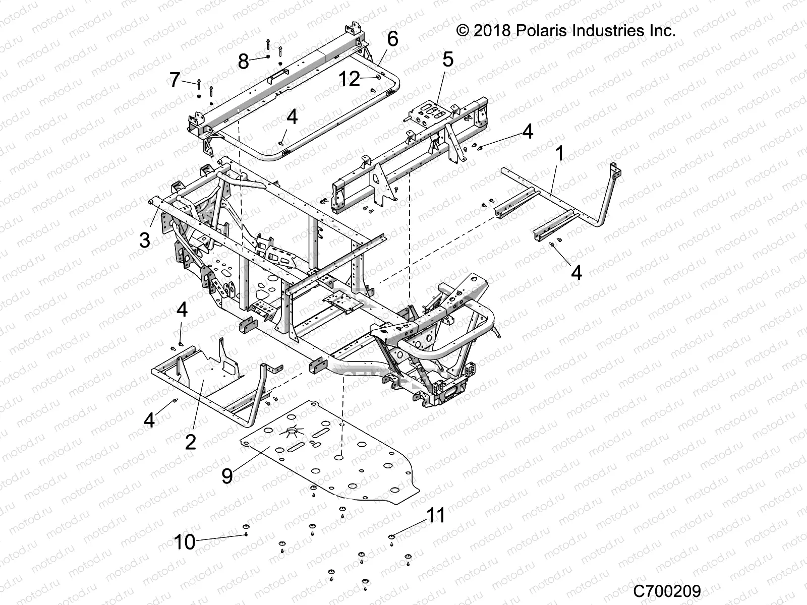 CHASSIS | CHASSIS, FRAME and FRONT BUMPER - R19RMA57B1/B9/L7/EBX (C700209)