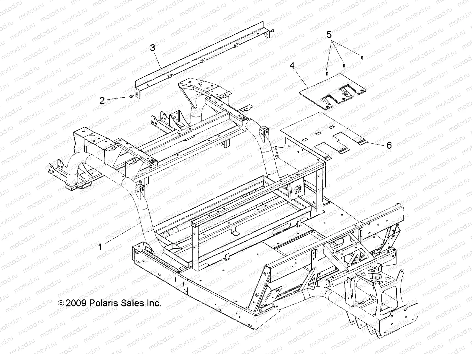 CHASSIS | CHASSIS, FRAME - L11AB08/AA08 ALL OPTIONS (49LEVCHASSIS10BSTN)