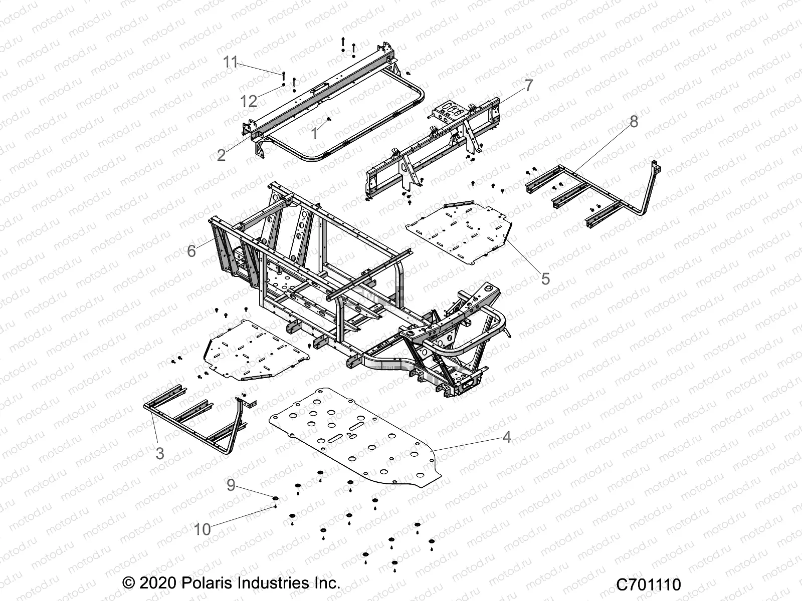 CHASSIS | CHASSIS, FRAME - R22MAAE4B8/B9 (701110)