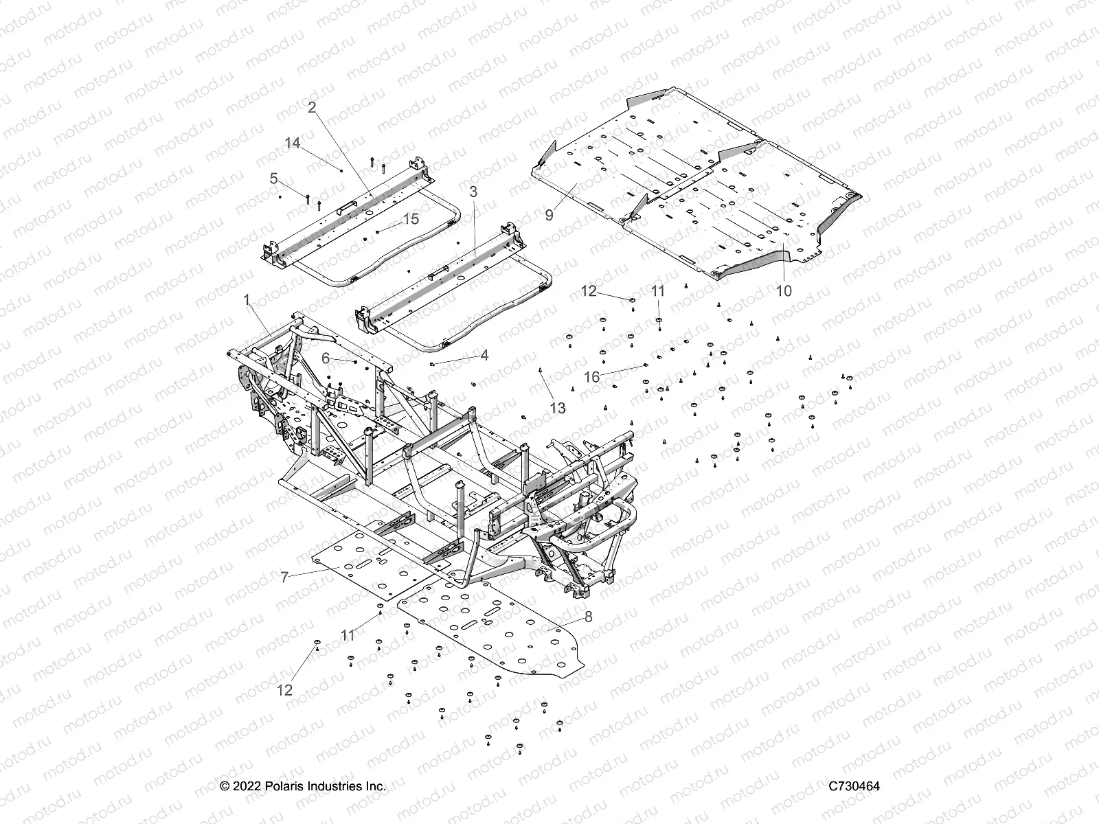 CHASSIS | CHASSIS, FRAME  - R23M4A57B1/EB4/B9 (C730464)