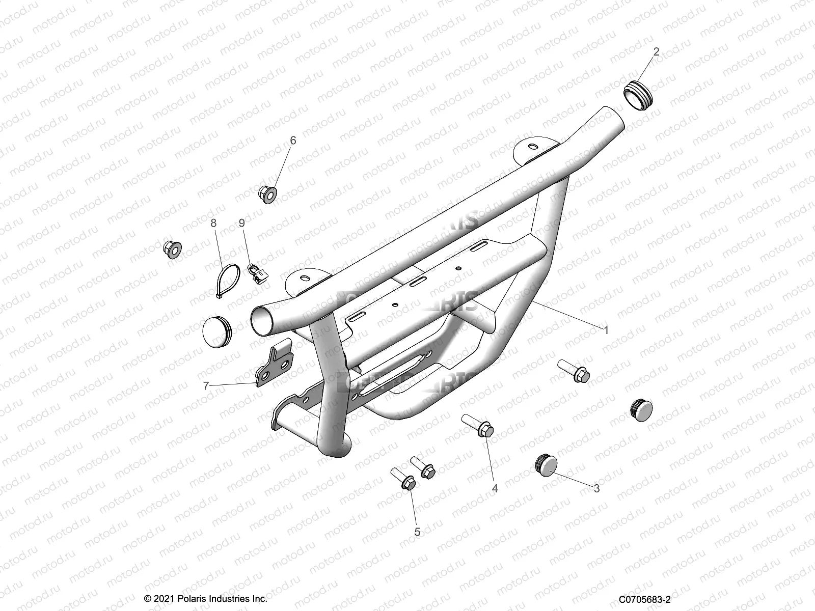 CHASSIS | CHASSIS, FRONT BUMPER - G22GME99AC/AJ/BC/BJ (C0705683-2)