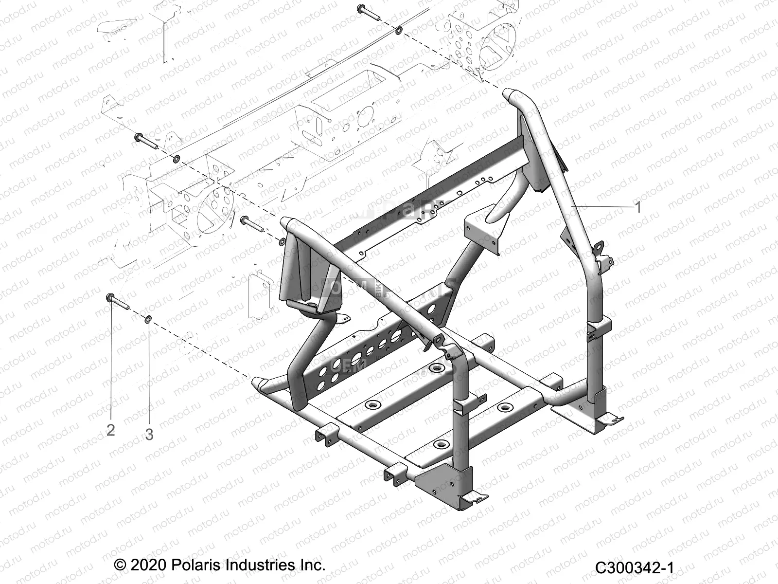 CHASSIS | CHASSIS, FRONT FRAME - L22G2AEALA/DEALA/4AEALA/6AEALA (C300342-1)