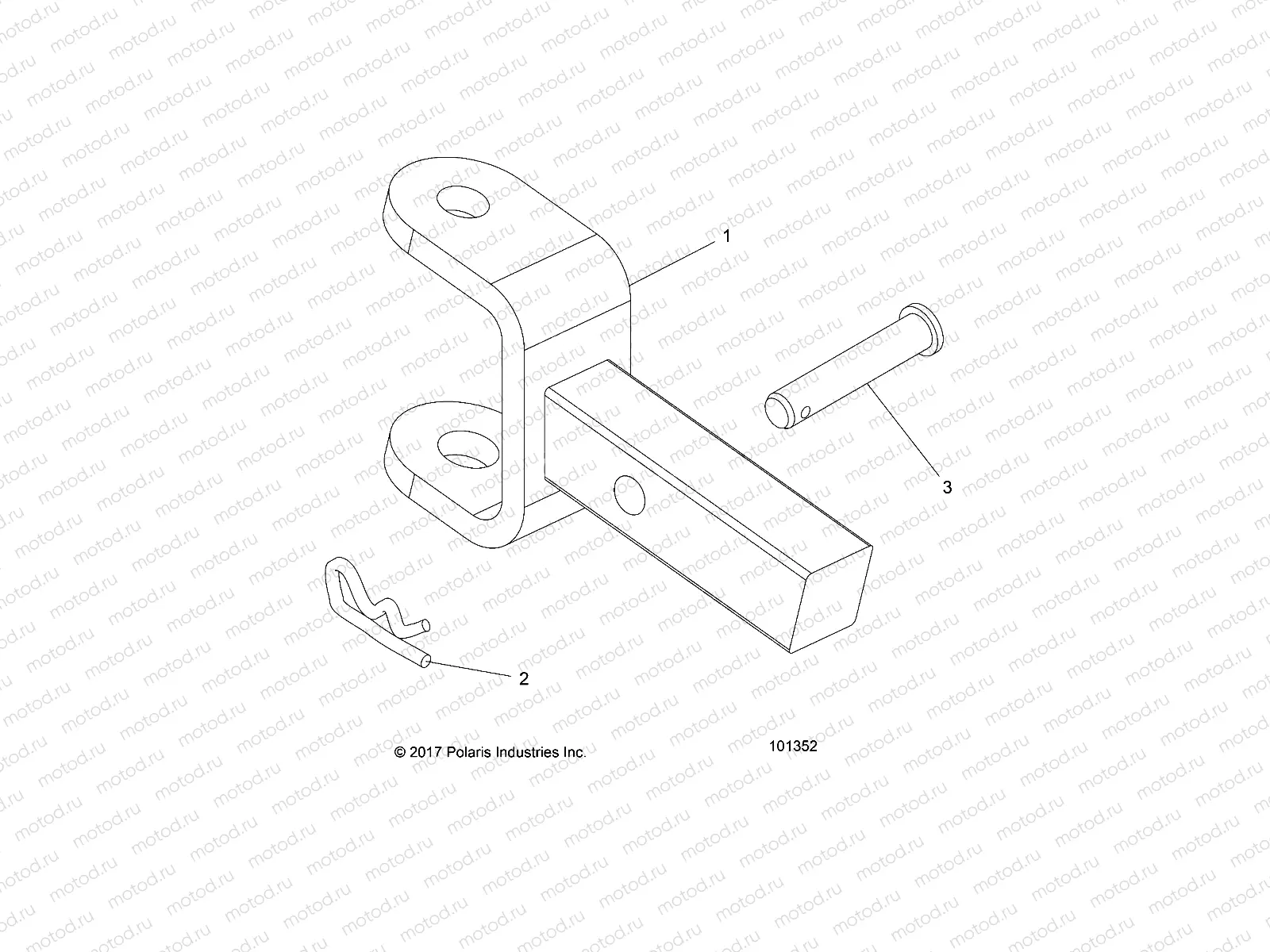 CHASSIS | CHASSIS, HITCH - A18SEF57B8