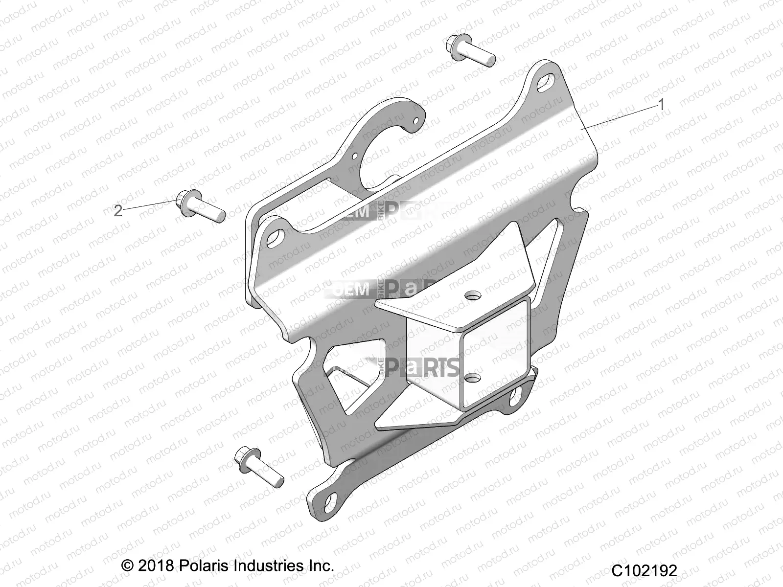 CHASSIS | CHASSIS, HITCH - A21SGE95FK/S95CK/S95FK (C102192)