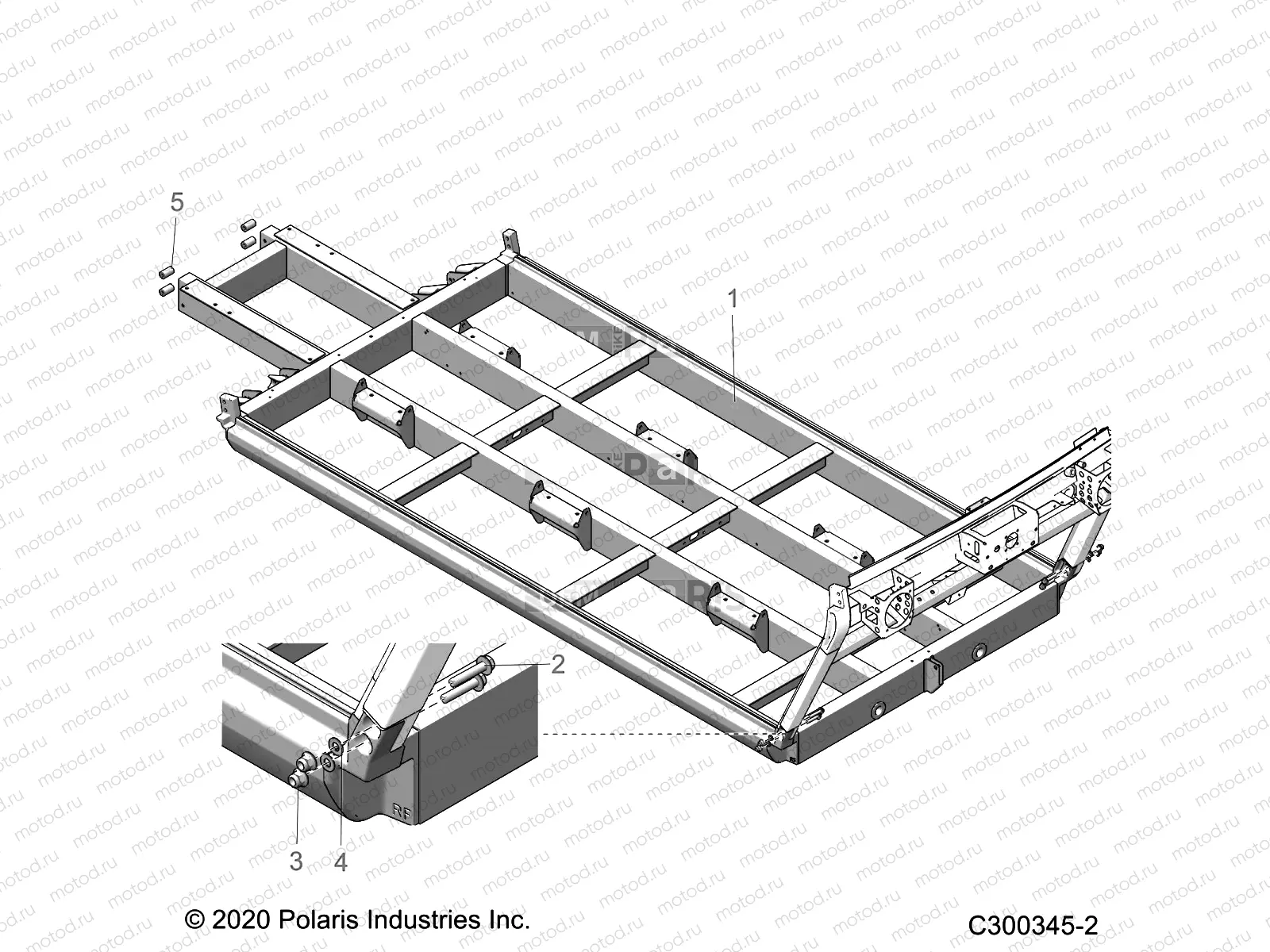CHASSIS | CHASSIS, LOWER FRAME, E6 - L21G6AGALA (C300345-2)