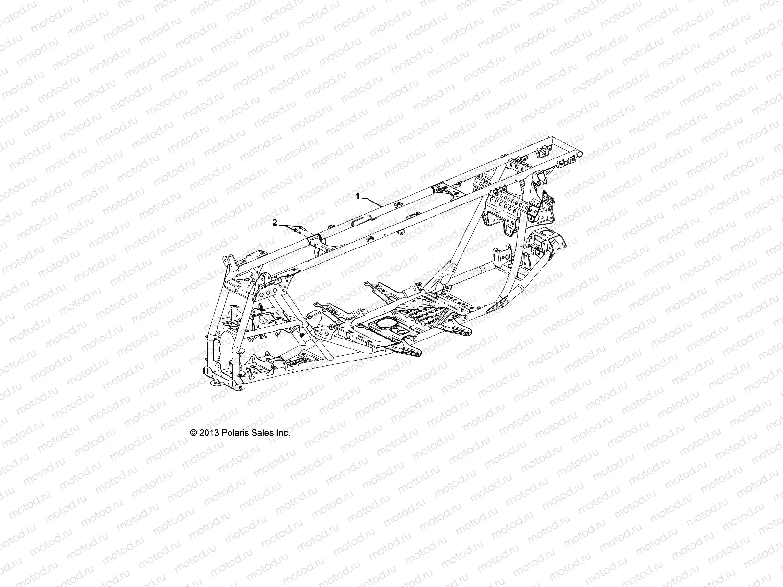 CHASSIS | CHASSIS, MAIN FRAME - A14YN8EAJ/EAT (49MVFRAME14850WV)