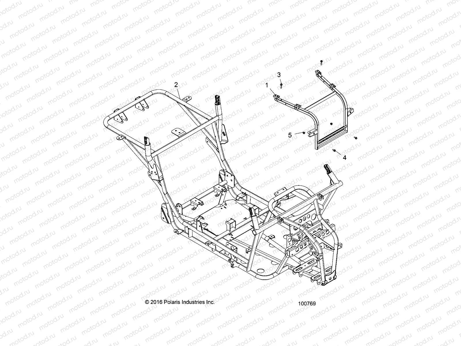 CHASSIS | CHASSIS, MAIN FRAME - A18HAA15B7/B2 (100769)