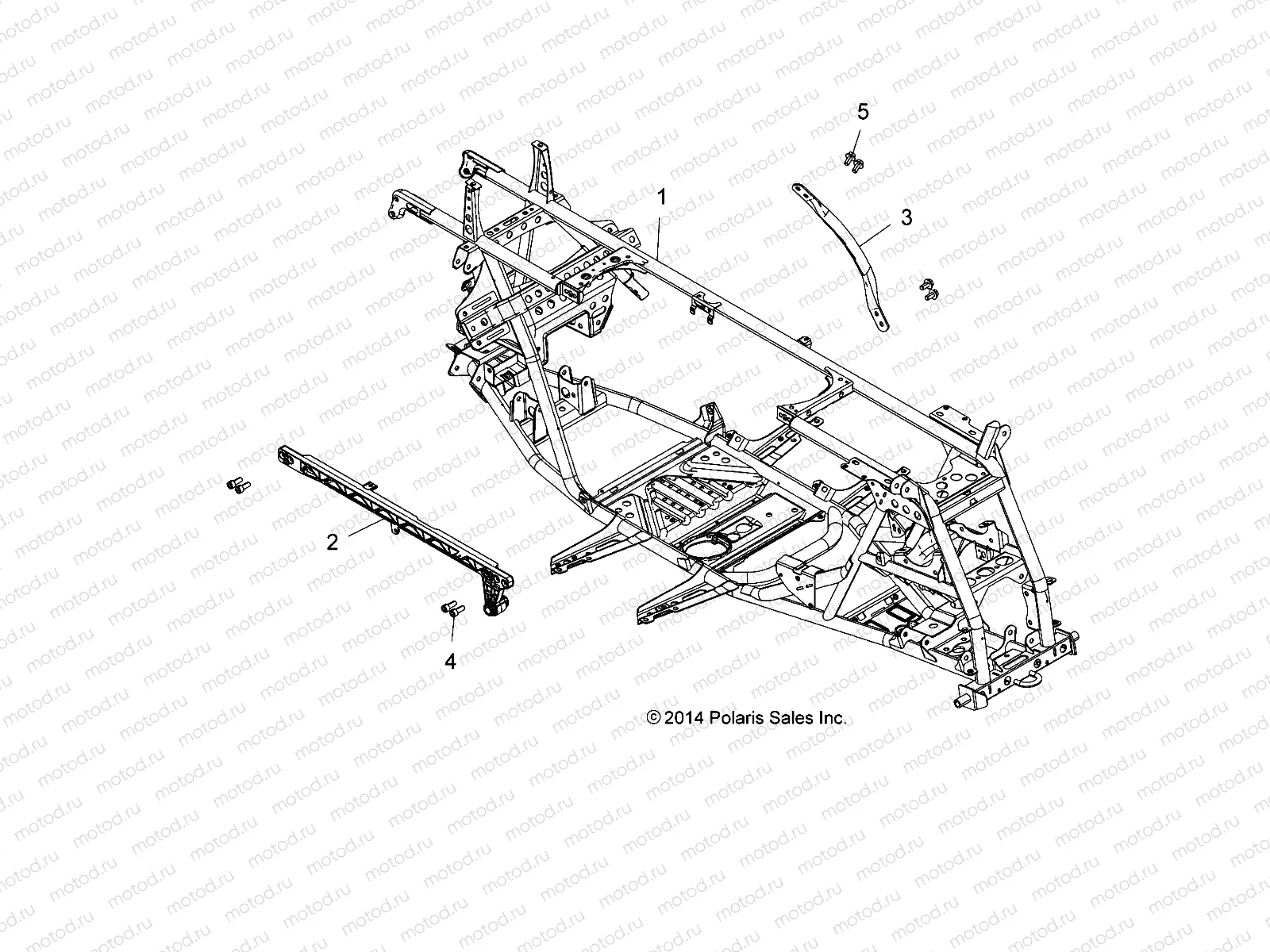 CHASSIS | CHASSIS, MAIN FRAME - A19SVS95FR