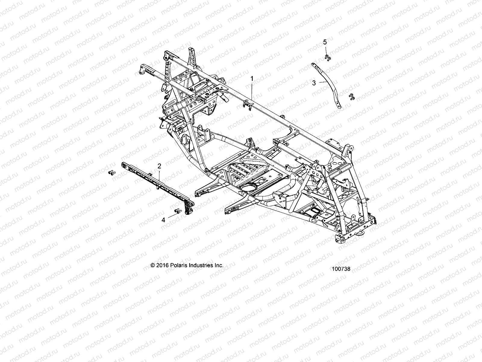 CHASSIS | CHASSIS, MAIN FRAME - A19SXS95FR (100738)
