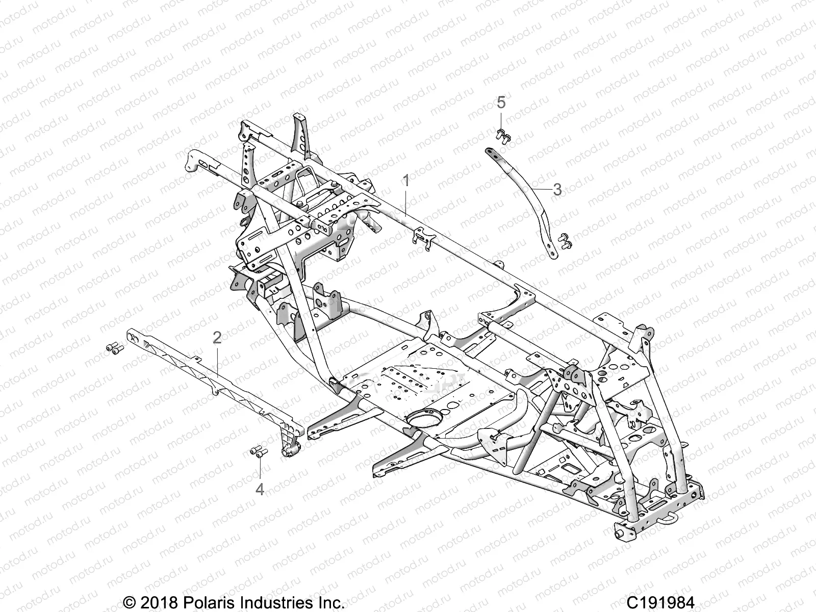 CHASSIS | CHASSIS, MAIN FRAME - A20SXZ95AG (C101984)