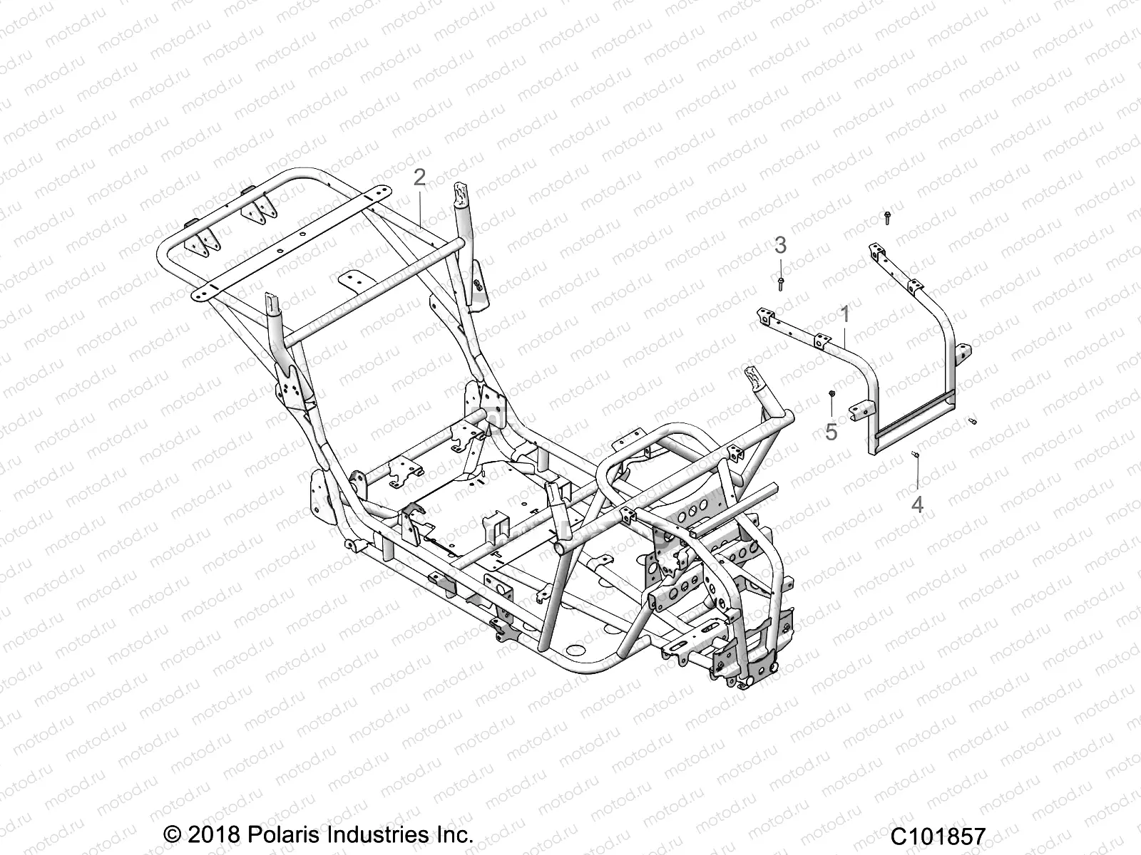 CHASSIS | CHASSIS, MAIN FRAME - A21HAB15N2 (C101857)