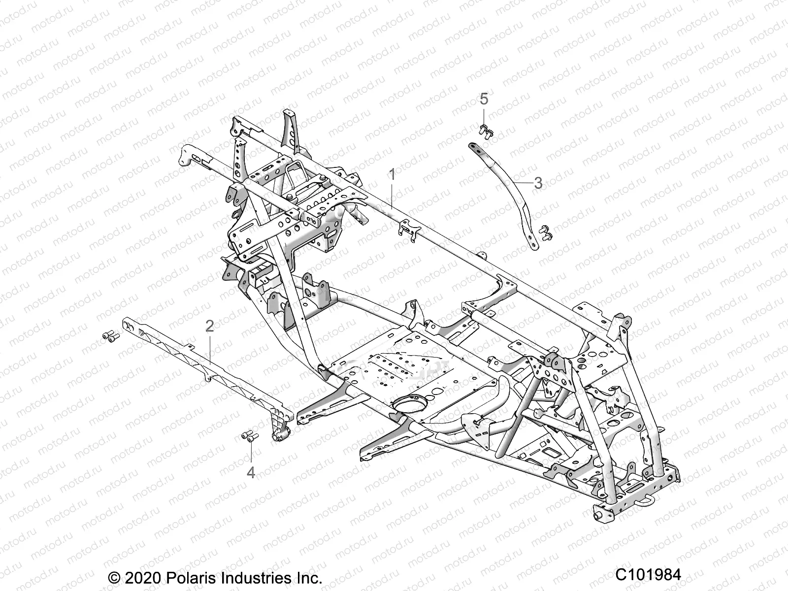 CHASSIS | CHASSIS, MAIN FRAME - A21SXV95AG/CAG (C101984)