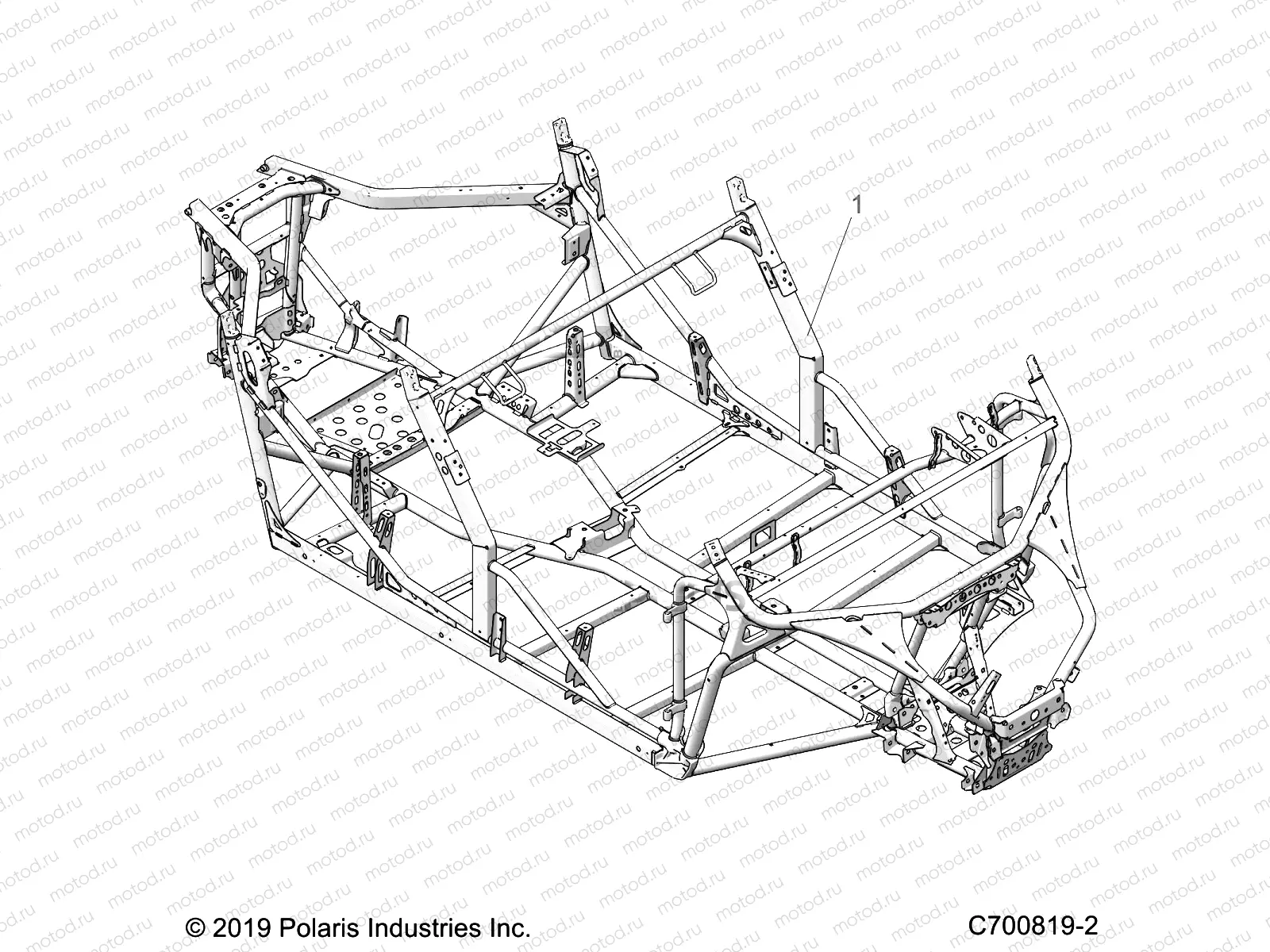 CHASSIS | CHASSIS, MAIN FRAME - G22GME99AC/AJ/BC/BJ (C700819-2)