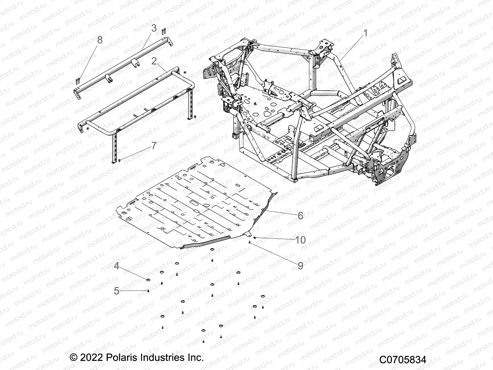 CHASSIS | CHASSIS, MAIN FRAME - R23TAE99FD/SCD/SFD/SCK (C0705834)