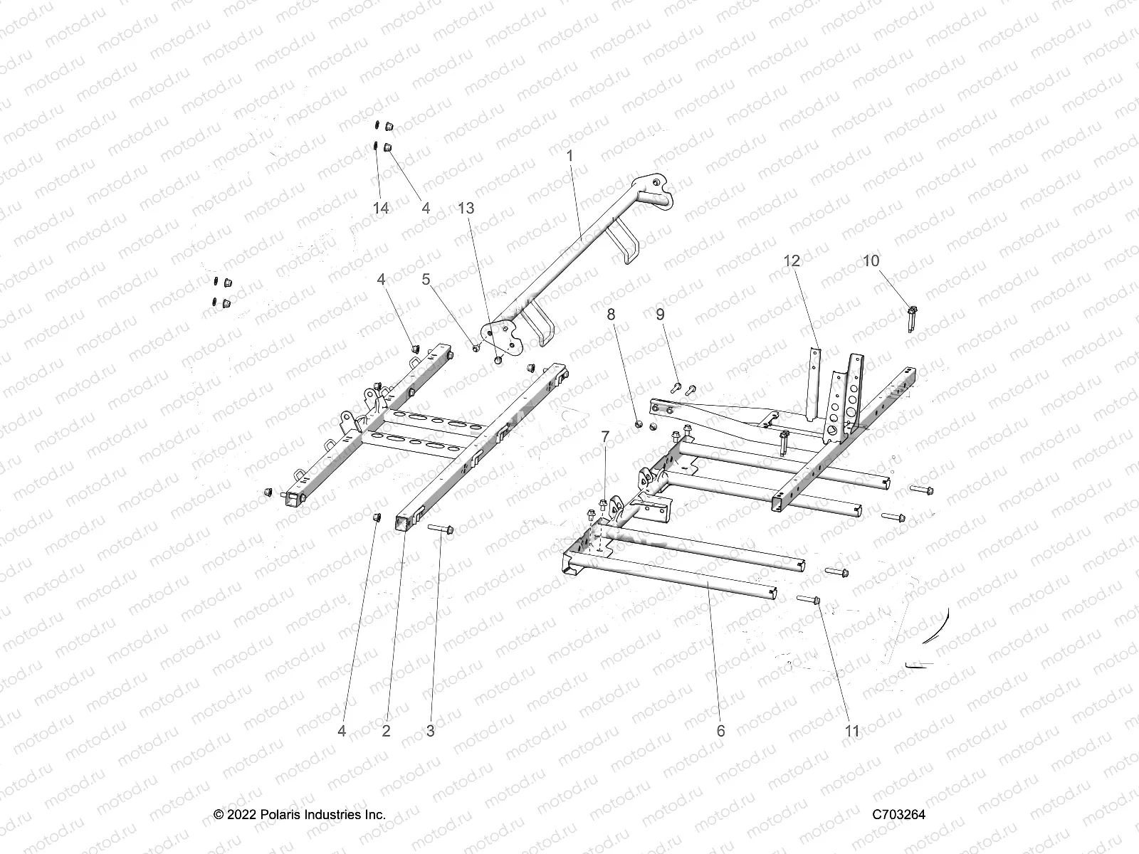 CHASSIS | CHASSIS, SEAT AND CENTER CONSOLE MOUNTING - Z23RMD2KAK/AJ/BK/BJ (C703264)