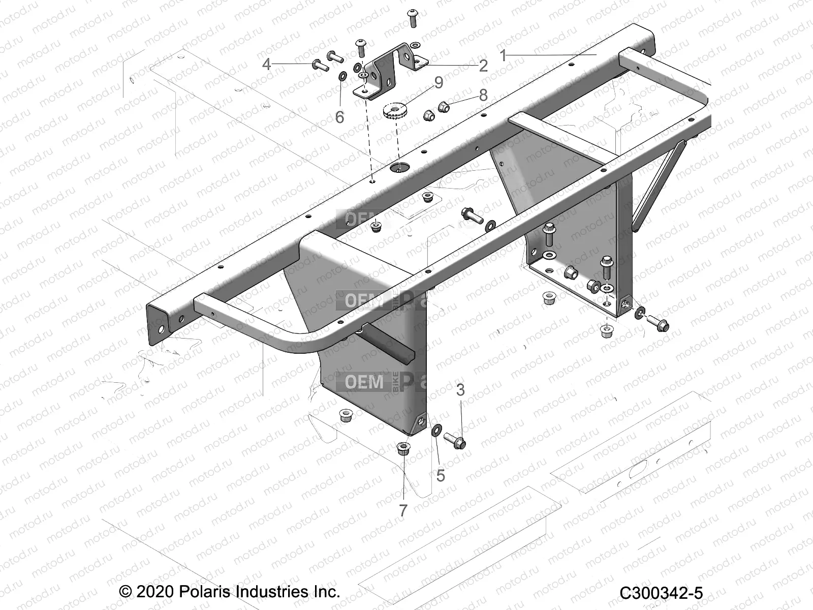 CHASSIS | CHASSIS, SEAT BASE - L22G2AEALA/DEALA/4AEALA/6AEALA (C300342-5)