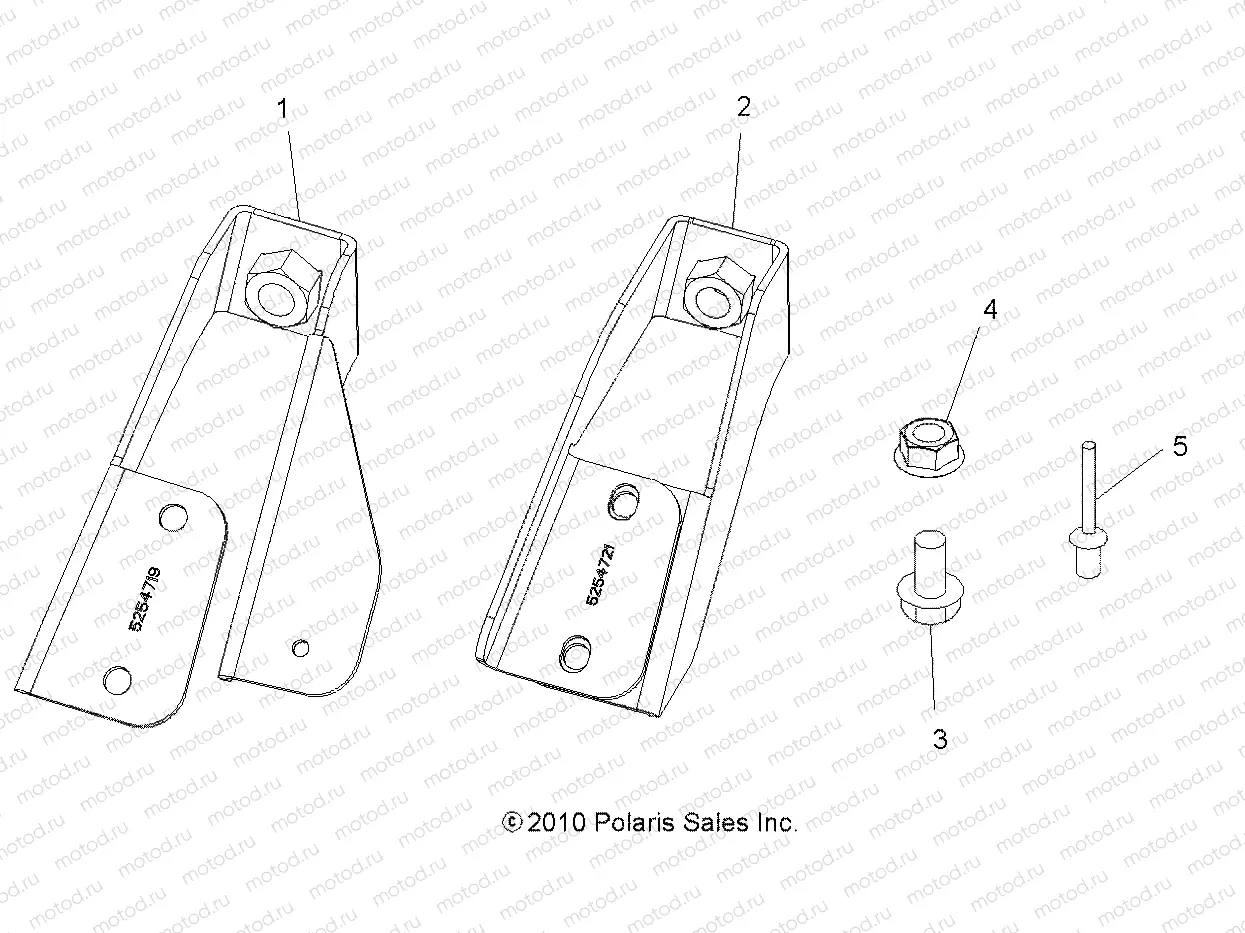 CHASSIS | CHASSIS, SEATBELT ANCHOR - A14MN50EM/EA (49ATVANCHOR11SP500TR)