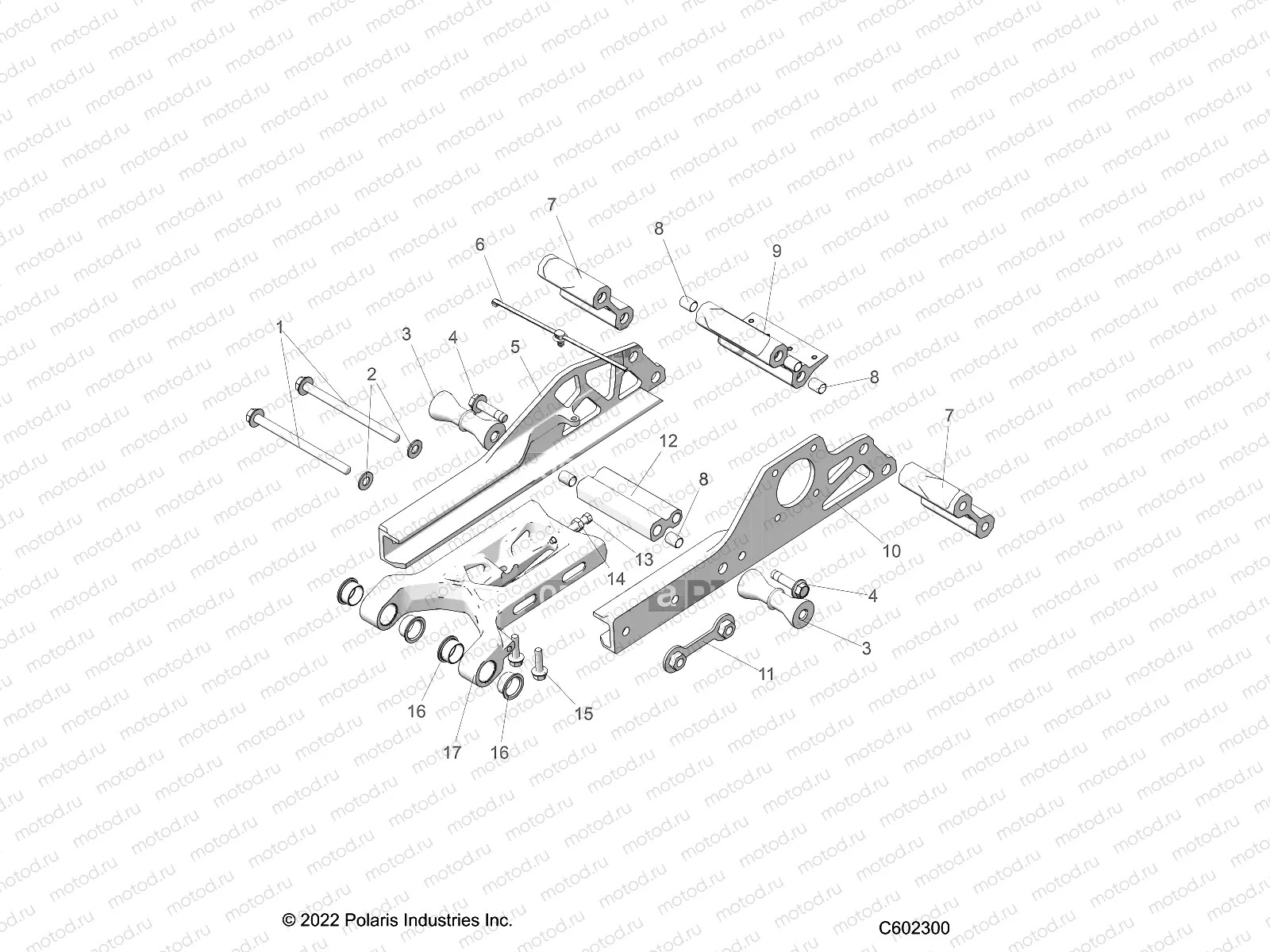 CHASSIS | CHASSIS, SUB FRAME ASM., 129 - J23UKBX/UKEX (C602300)