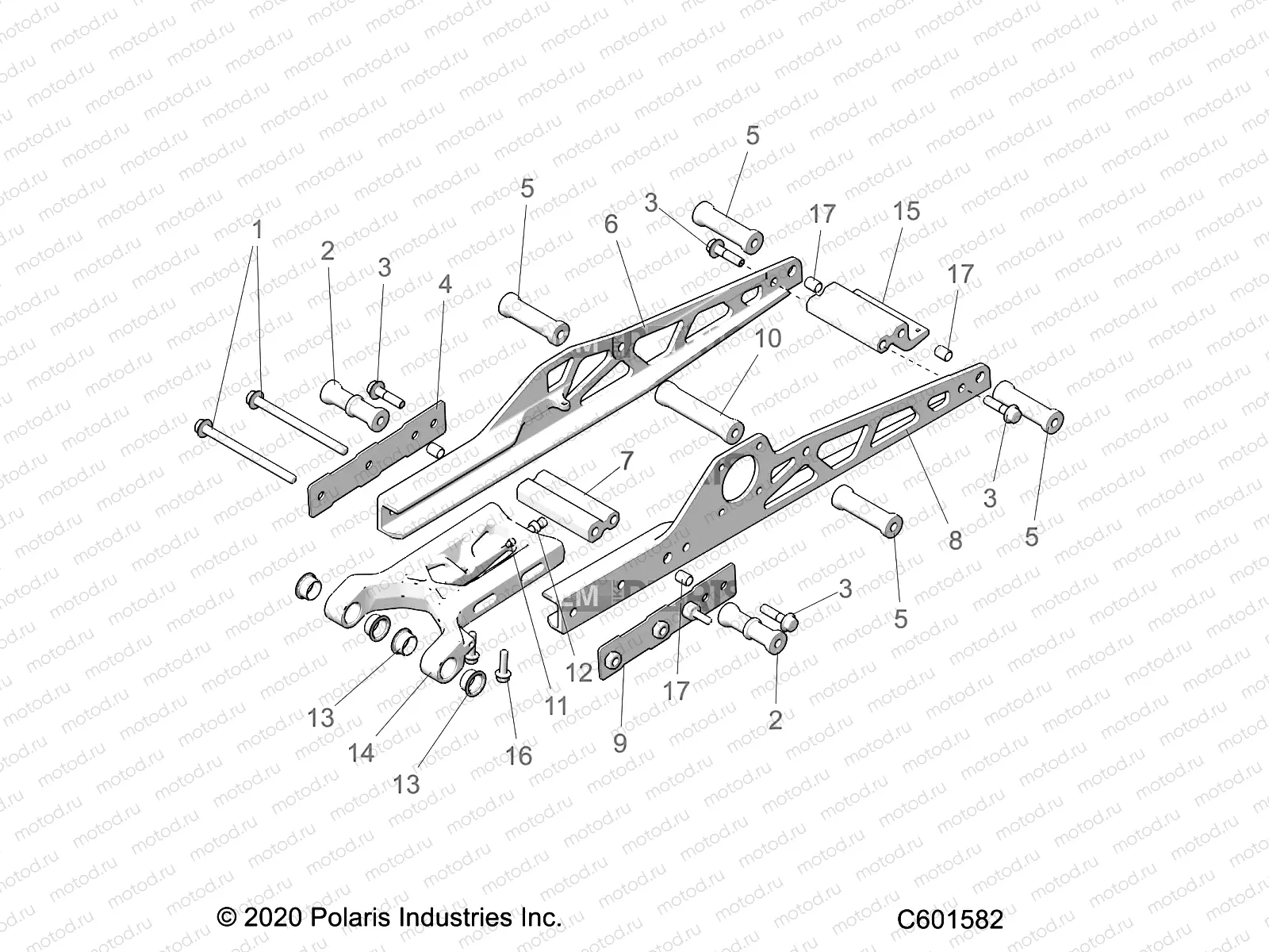 CHASSIS | CHASSIS, SUB FRAME ASM. - J21UKB/UKC/UKE/USB/USC/UMC/UMG ALL OPTIONS (C601582)