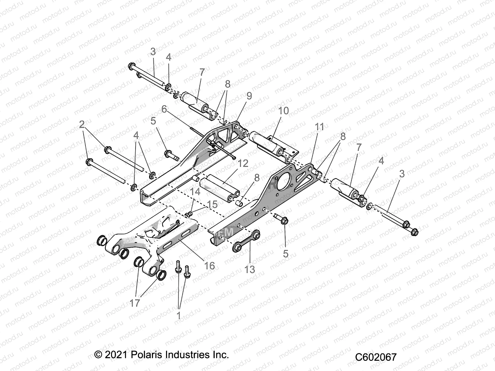 CHASSIS | CHASSIS, SUB FRAME ASM. - J22DRBX/DREX/DRGX/DRHX/DMCX/DMGX ALL OPTIONS (C602067)