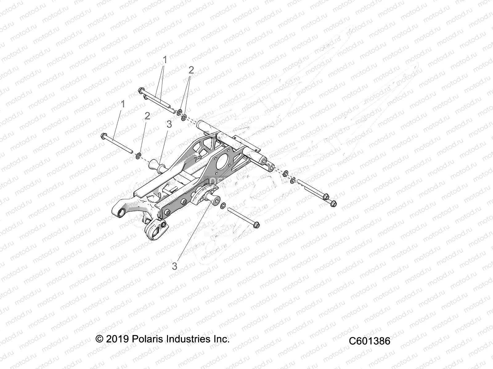 CHASSIS | CHASSIS, SUBFRAME TO TUNNEL MOUNTING - J20DRBXXXA/DRCXXX ALL OPTIONS (C601386)