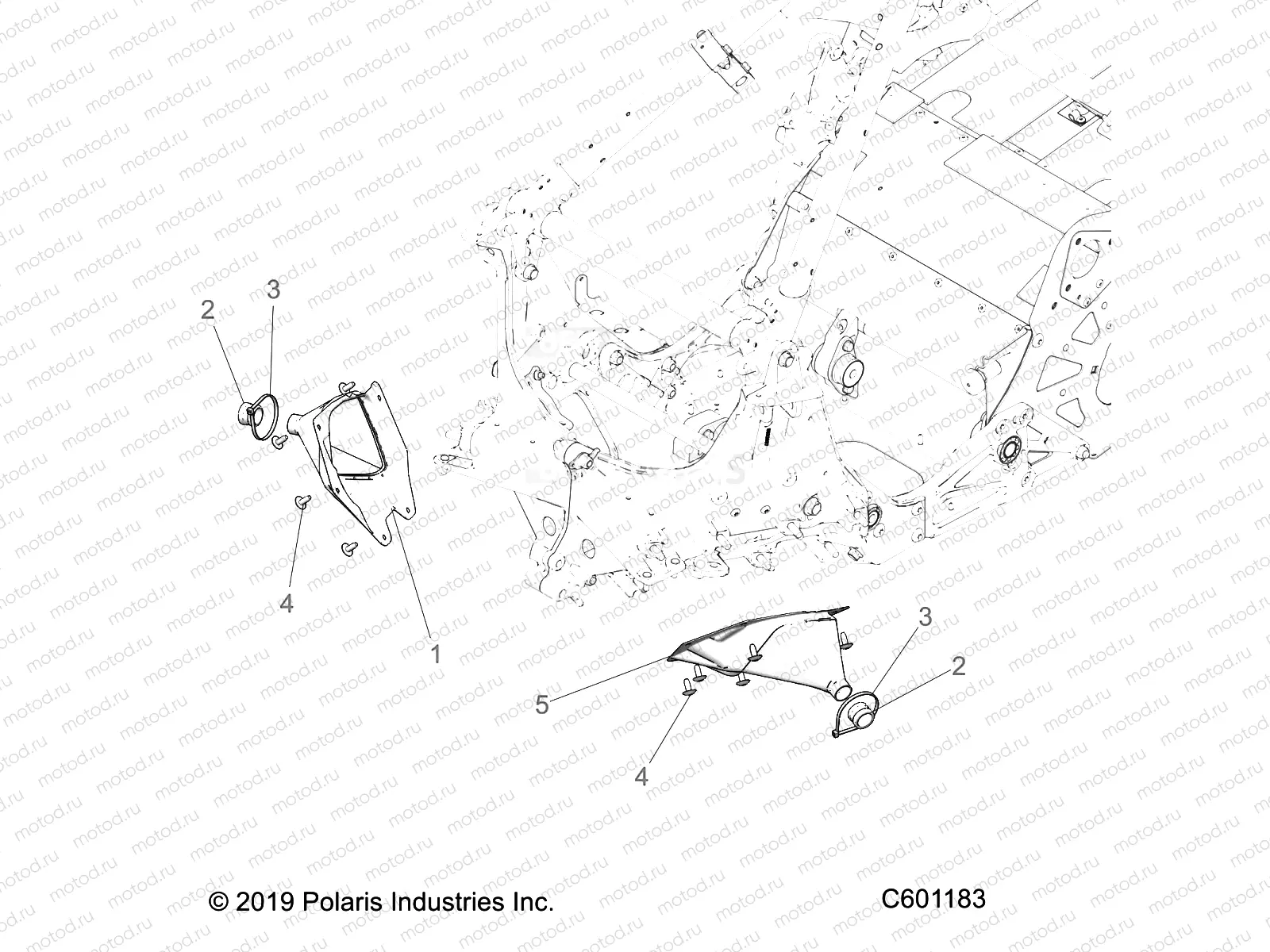 CHASSIS | CHASSIS, TIE ROD BOOT ASM. - S22CFF5TSL (C601183)