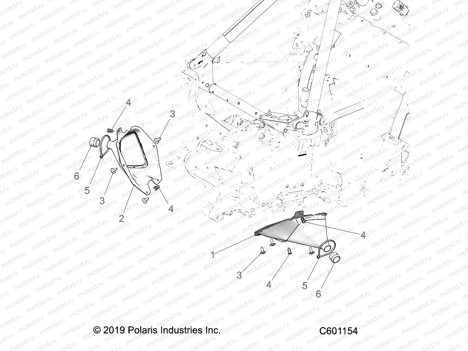 CHASSIS | CHASSIS, TIE ROD BOOT ASM. - S22TKP6RS ALL OPTIONS (C601154)
