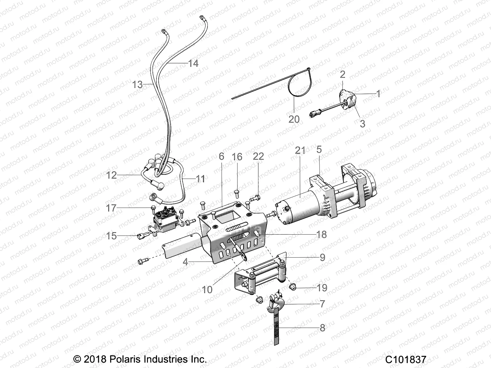 CHASSIS | CHASSIS, WINCH - A23S6E57FK (C101837)
