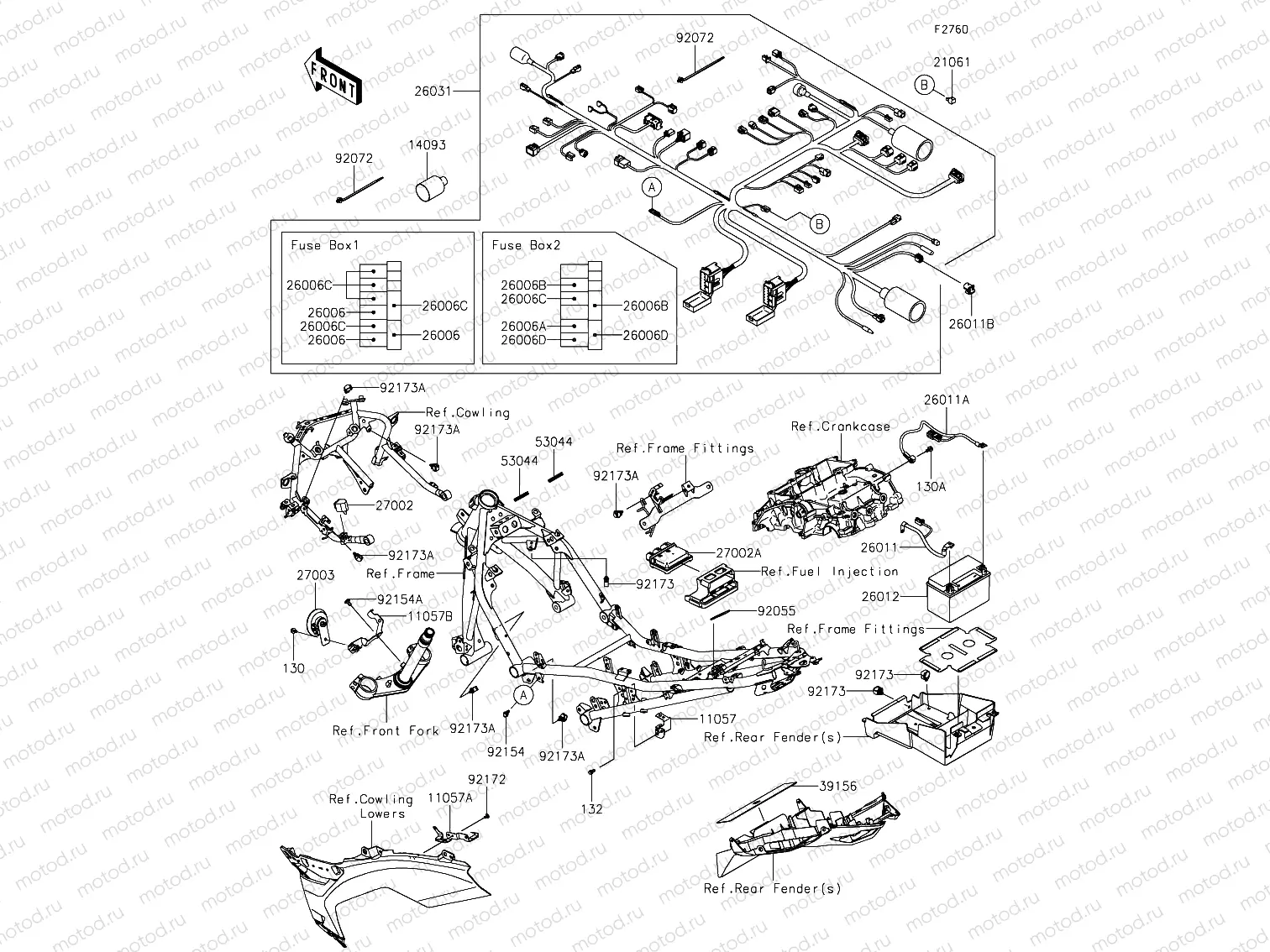 Chassis electrical equipment