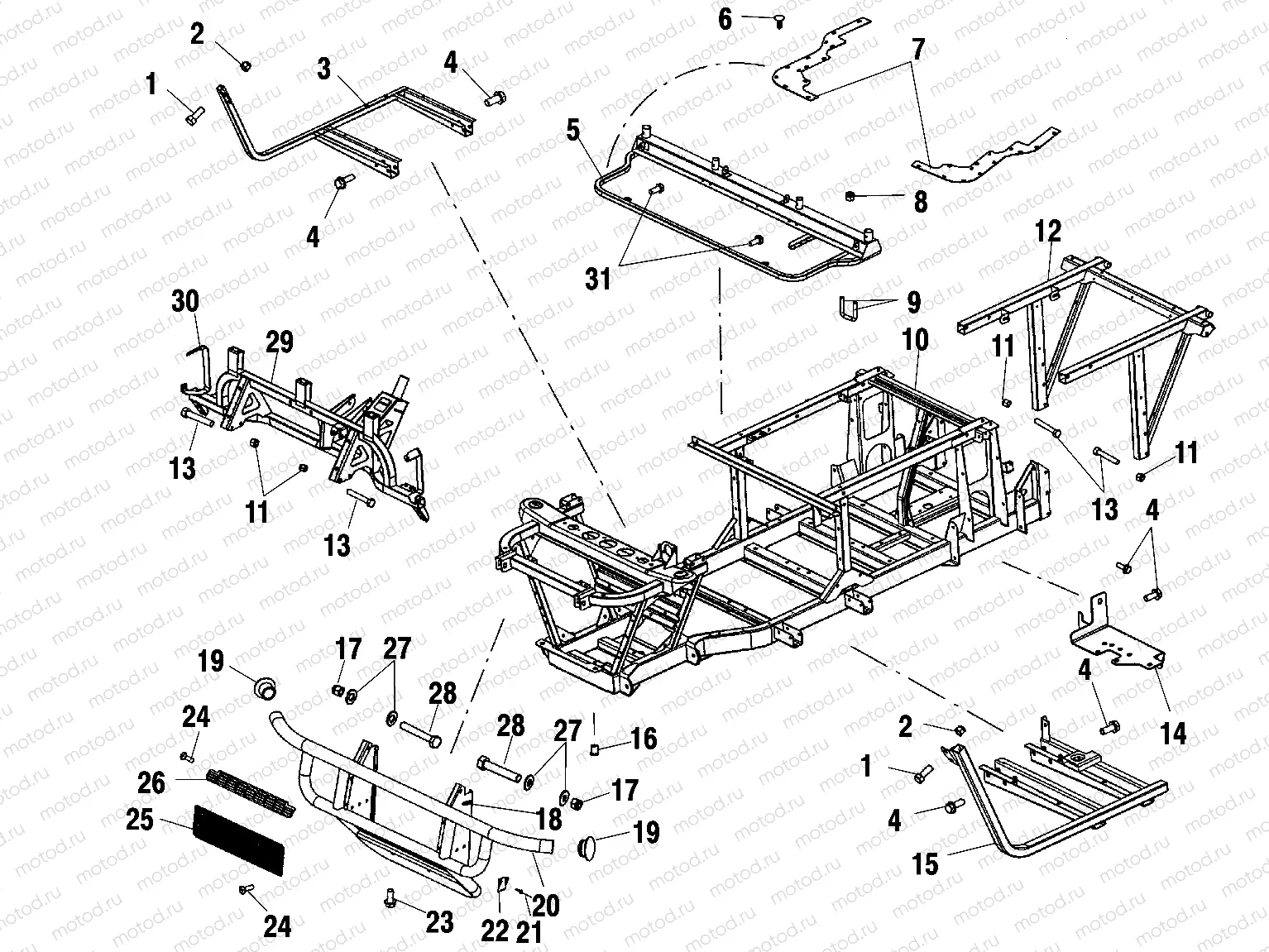 CHASSIS/BODY - A10RF50AB (4970927092A04) | CHASSIS/BODY - A10RF50AB (4970927092A04)