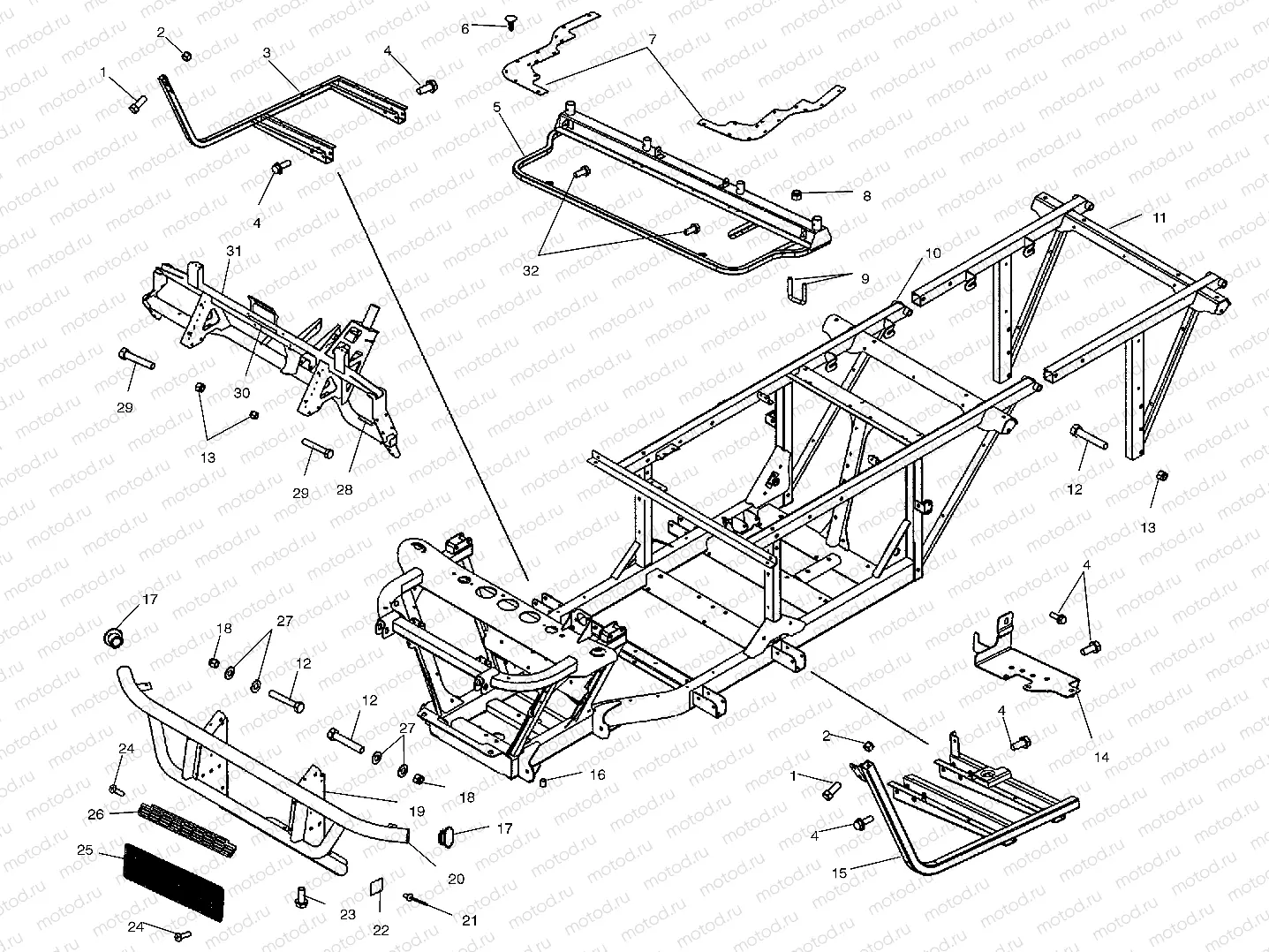 CHASSIS/BODY  - C11RB42AA/C11RD50AA/AB/C11RF50AA (4981898189A04) | CHASSIS/BODY  - C11RB42AA/C11RD50AA/AB/C11RF50AA (4981898189A04)