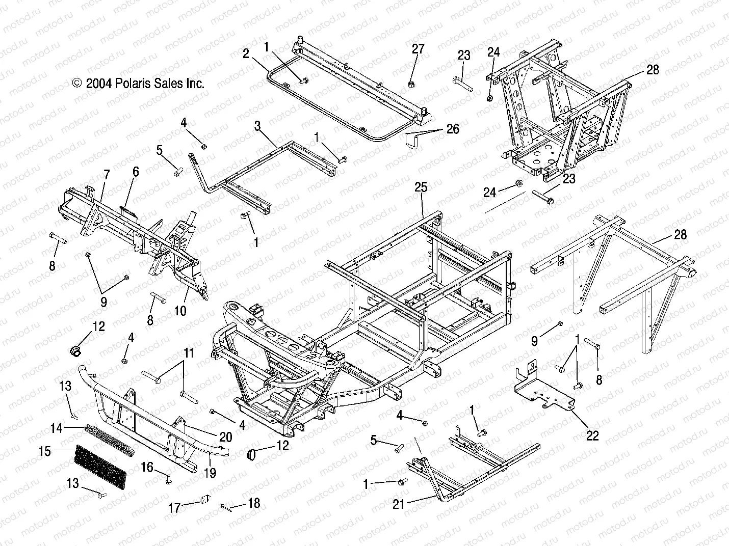 CHASSIS/BODY - R05RB50AA/RD50AA/AB/AC/AD/RF50AA/AB (4995359535A05) | CHASSIS/BODY - R05RB50AA/RD50AA/AB/AC/AD/RF50AA/AB (4995359535A05)