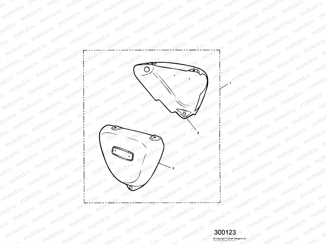 Chrome Side Panel Kit (up to VIN 71698)