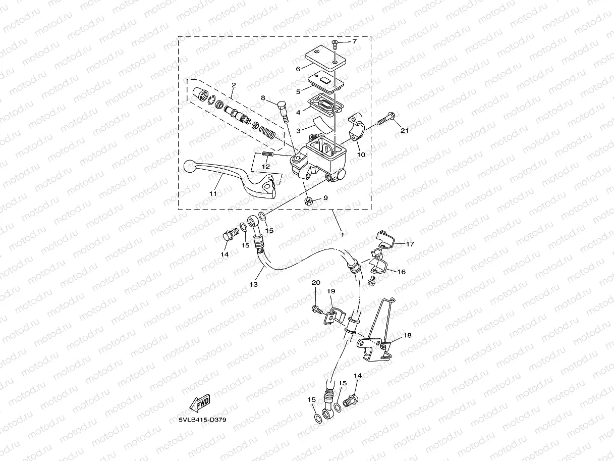 CILINDRO MAESTRO DELANTERO