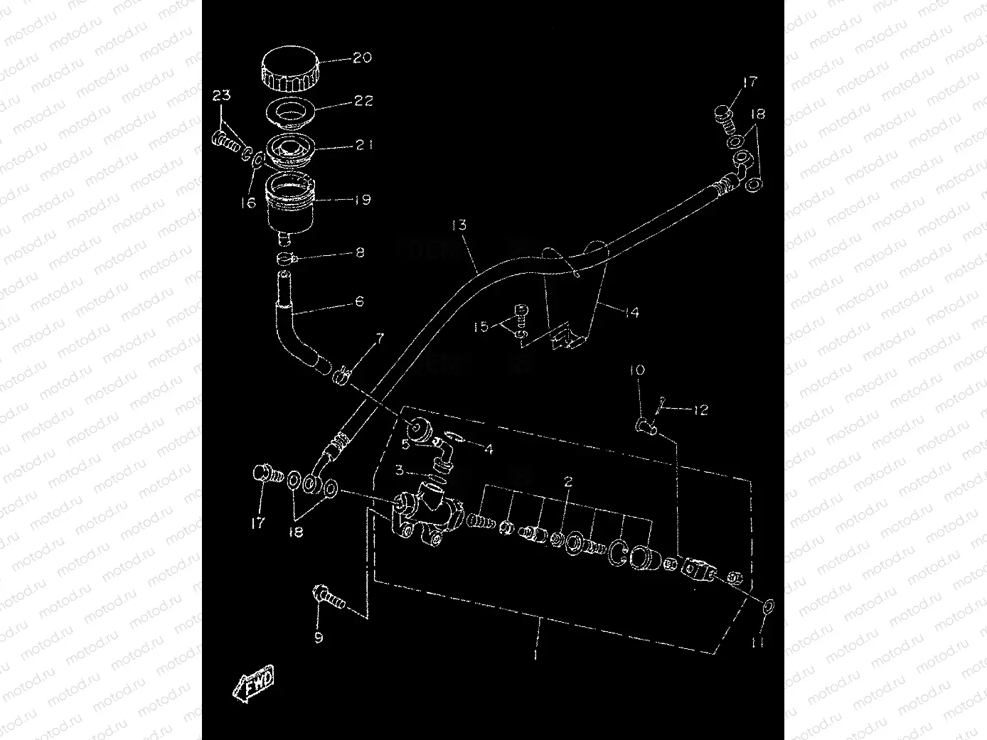 CILINDRO MAESTRO TRASERO