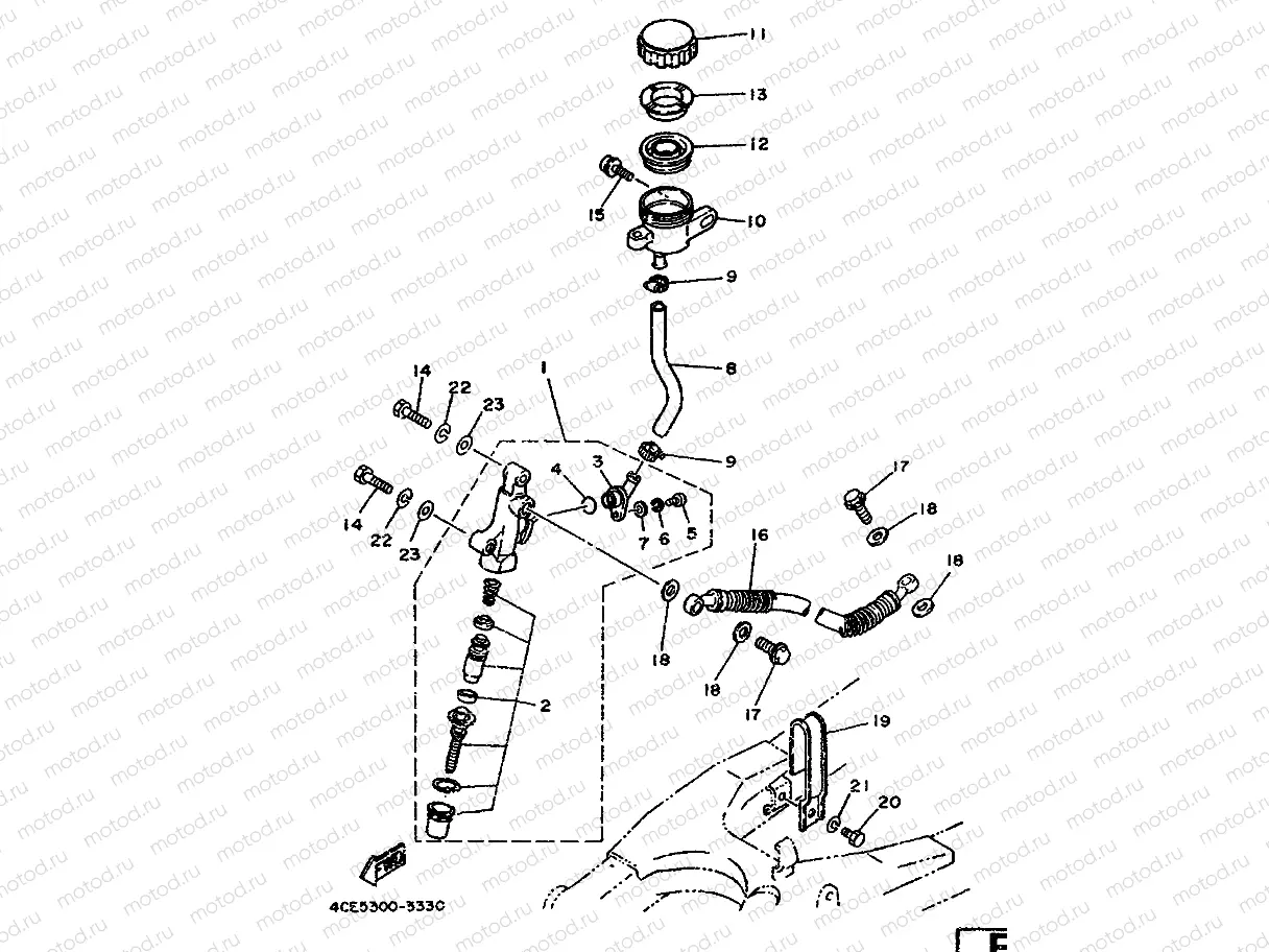 CILINDRO MAESTRO TRASERO
