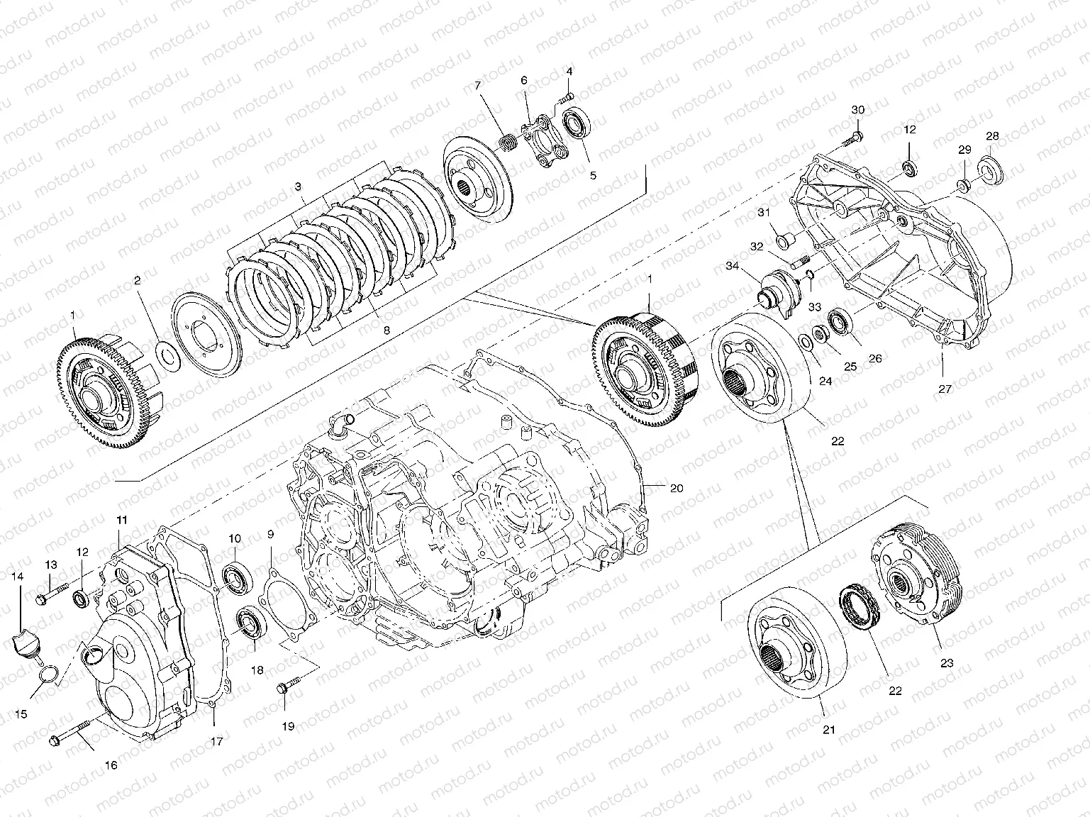CLUTCH - A00CK32AA (4954895489D007) | CLUTCH - A00CK32AA (4954895489D007)