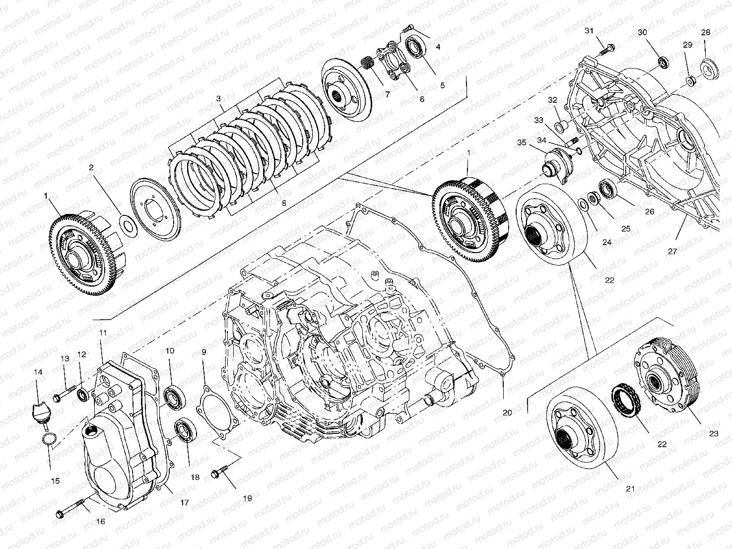 CLUTCH - A00CK42AA (4949304930D008) | CLUTCH - A00CK42AA (4949304930D008)